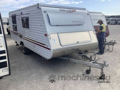 2001 Galaxy Southern Cross Single Axle Pop Top Caravan