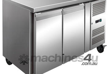 FE2100TN S/S Two Door Bench Fridge 260L