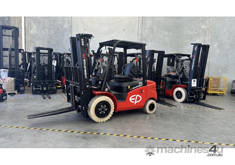 Get Free Pallet Truck! EP Lithium Electric 3.5 T Counterbalance Forklift EFL353, FREE DEMO