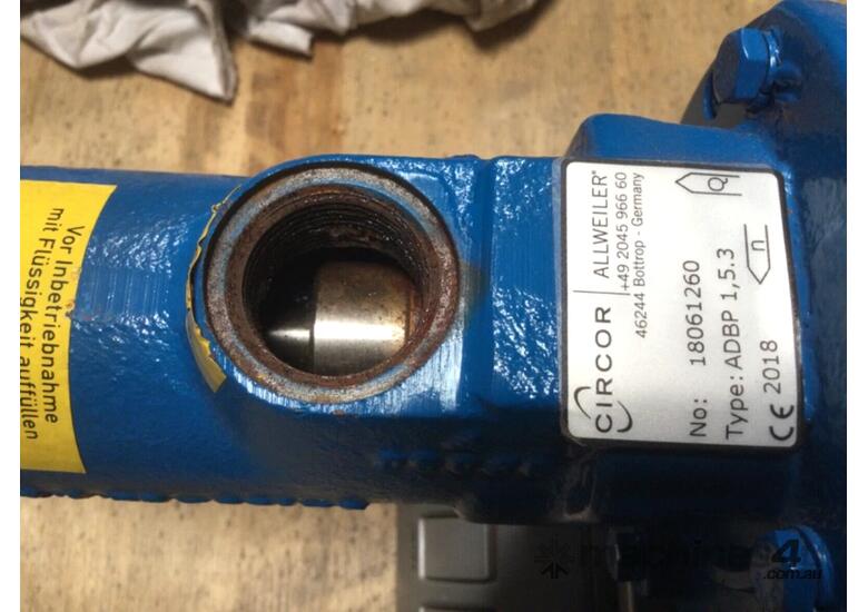 caption Circor 18061260 Dosing Pump with Dertec 480V Electric Motor - Circor Refurbished