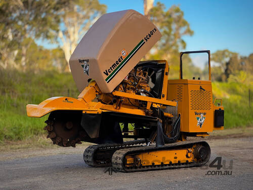 caption Vermeer SC60TX Stump Grinder Forestry Equipment
