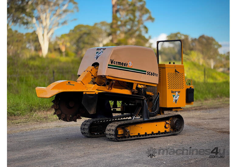 caption Vermeer SC60TX Stump Grinder Forestry Equipment