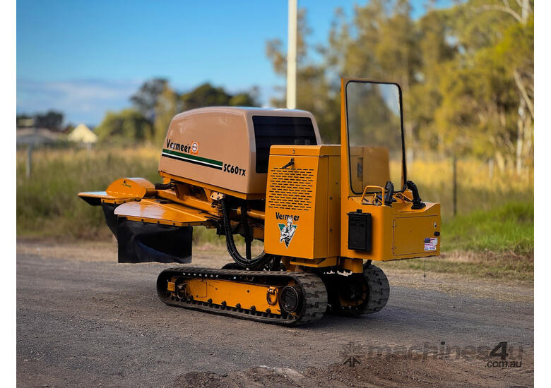caption Vermeer SC60TX Stump Grinder Forestry Equipment