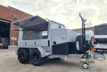 8x5 Builders Trailer Grey 3500KG ATM Tradie Trailer Pack BIGMAN TRAILER