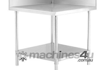 Wbcb6 0600/A Corner Workbench With 150Mm Splashback & Undershelf