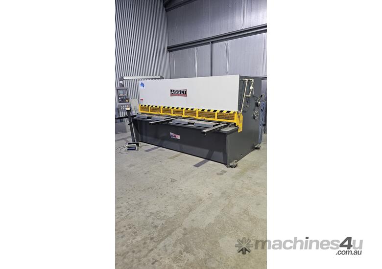 caption Asset industrial guillotine programmable back gauge