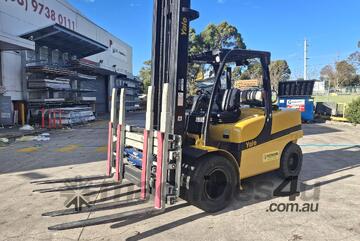 Yale GP55vx Extended and adjustable cascade LOW hours