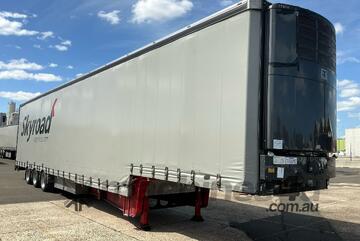 2023 Vawdrey VBS30D Tri Axle Drop Deck Refrigerated Curtainside Trailer