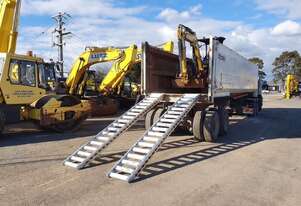 4.2m - 3Tonne Heavy Duty Rubber Track Machinery Loading Ramps