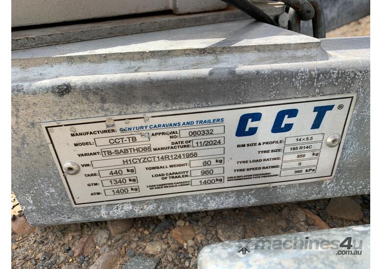 2024 Century Trailers CCT-TB Single Axle Box Trailer