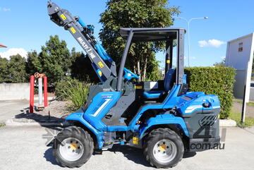 7.2K Multione Heavy Lift Mini Wheel Loader with 1200kg Lifting Capacity - Premium Options Standard