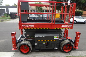 2018 Skyjack SJ6832RTE 4WD RT Scissor Lift - 10YT Option