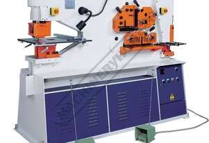 IW-80SD Hydraulic Punch & Shear - 80 Tonne Dual Hydraulic Cylinders with Independent Operating Stati