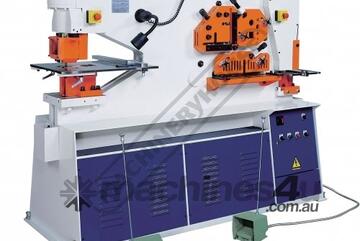 IW-80SD Hydraulic Punch & Shear - 80 Tonne Dual Hydraulic Cylinders with Independent Operating Stati