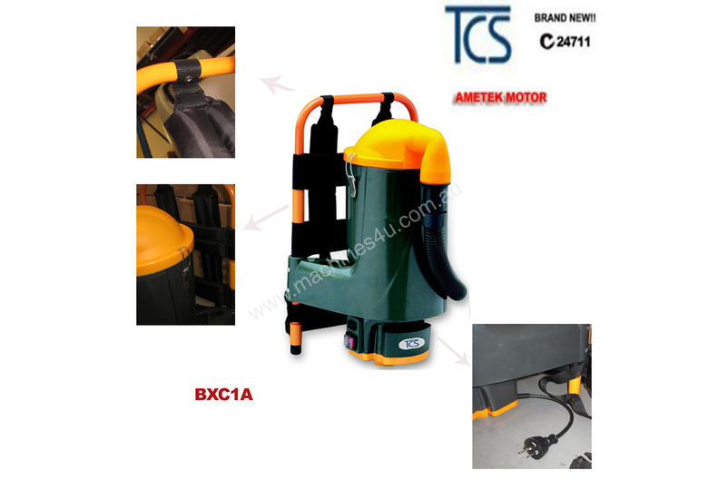 caption BXC1A Commercial Backpack Vacuum Cleaner