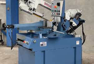Heavy Duty Industrial 370mmx 260mm Variable Speed Double Mitre Bandsaw, SEMI AUTO