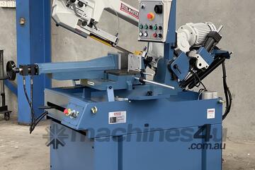 Heavy Duty Industrial 370mmx 260mm Variable Speed Double Mitre Bandsaw, SEMI AUTO