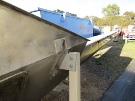 SCREW CONVEYOR - STAINLESS STEEL 9.5 MTR F.Miller. SOLD PENDING DELIVERY - picture0' - Click to enlarge