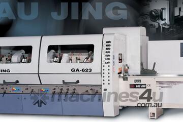 Gau Jing GA Series 4 Side Planer Heavy-Duty, Up to 230mm Width, 36 m/min Feed Speed!