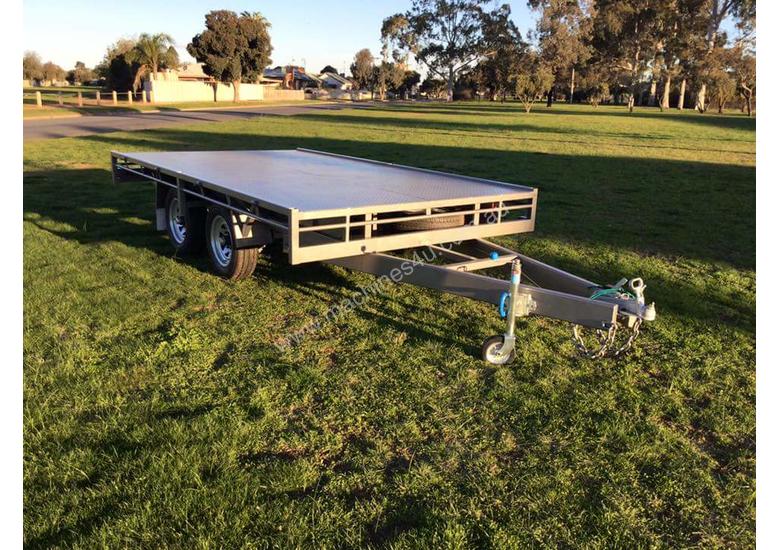caption 14x7 Flat Top Trailer