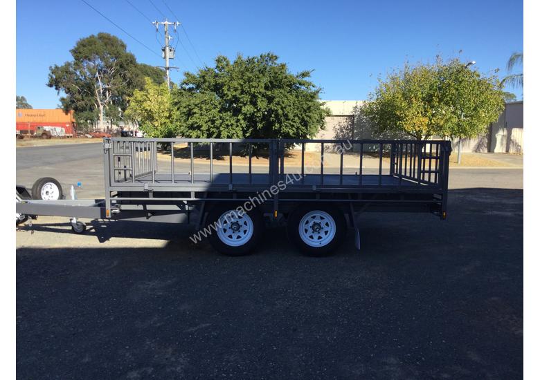 caption 14x7 Flat Top Trailer