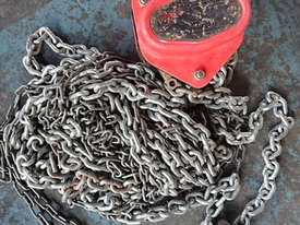Chain Hoist Block & Tackle 3 ton x 3 mtr Drop Oz B - picture2' - Click to enlarge