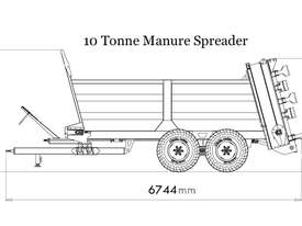 2021 Agrison 10T Manure Spreader - Aust Wide Delivery! - picture2' - Click to enlarge