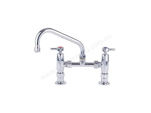 Exposed Adjustable Hob Tap w/ Standard Swivel Spout