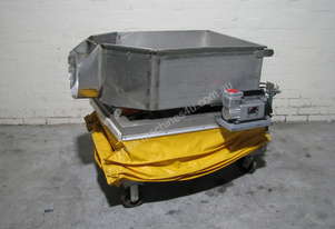 Pneumatic Scissor Lift With Stainless Tipping Bin - 500kg Capacity 1.1m Lift MAKE AN OF