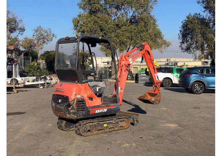 caption Kubota KX41-3V 1.6t Mini Excavator 1000 hours 841