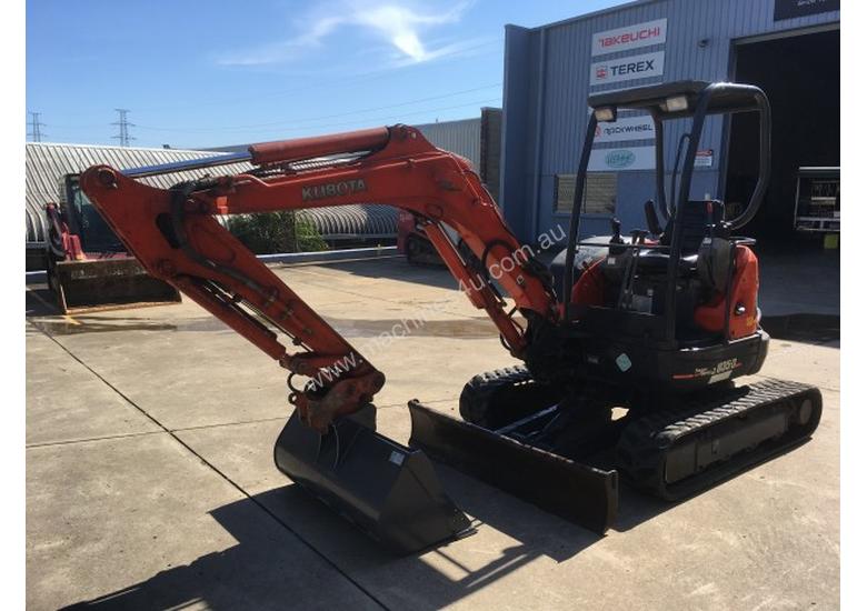 caption Kubota U35 Tracked-Excav Excavator