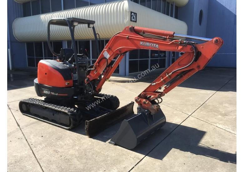 caption Kubota U35 Tracked-Excav Excavator