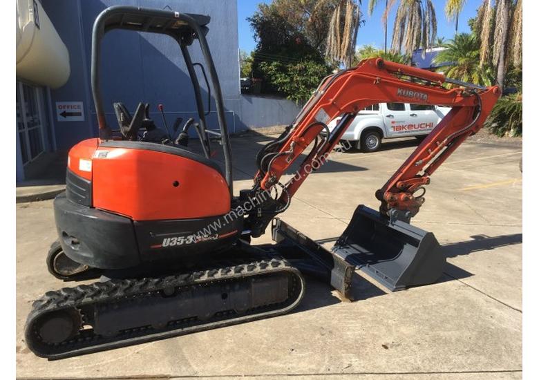 caption Kubota U35 Tracked-Excav Excavator