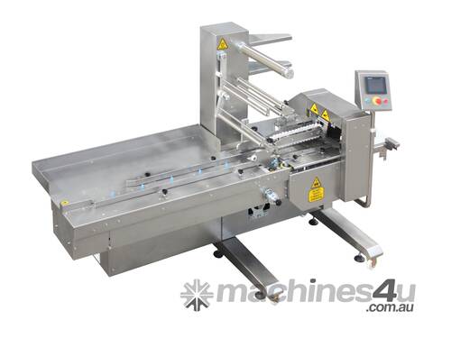 Inomach Flow-Wrapper Packaging Machine: 1 Year Warranty Included!