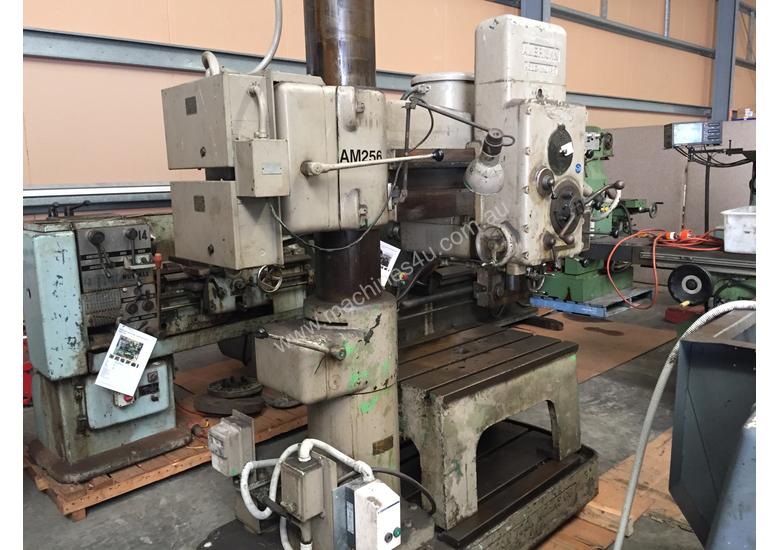 caption Used American Hole Wizard Radial Arm Drill