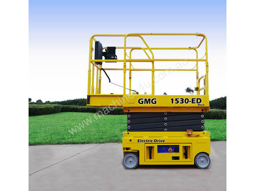 GMG 1530 ED Micro Scissor Lift - with Industry first 10 x 5 Warranty