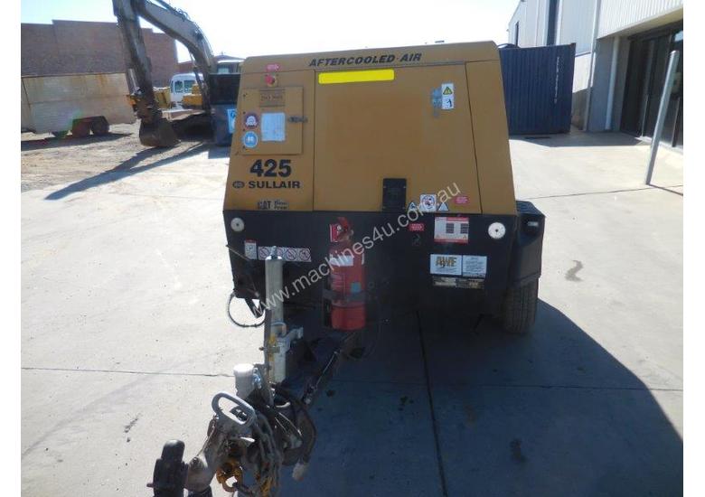 caption SULLAIR 425DPQ 425CFM MOBILE DIESEL AIR COMPRESSOR