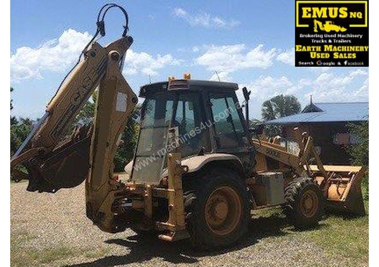 caption 2000 Case 580LE Backhoe, 5500hrs, attachments. MS488