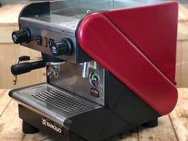 RANCILIO S26 1 GROUP RED ESPRESSO COFFEE MACHINE  - picture0' - Click to enlarge