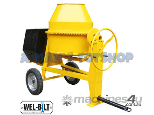 CEMENT MIXER 8 CU/ FT 7HP DIESEL 2 WHEEL