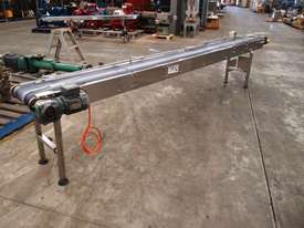 Flat Belt Conveyor, 3900mm L x 250mm W x 730mm H - picture0' - Click to enlarge
