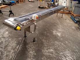Flat Belt Conveyor, 3900mm L x 250mm W x 730mm H - picture1' - Click to enlarge