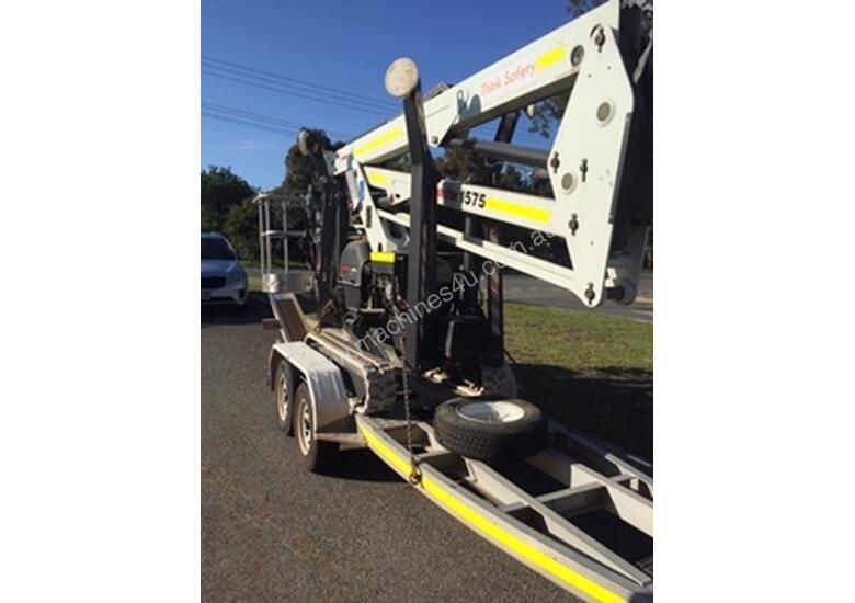 caption 2013 EWP Boom lift Cherry Picker Platform basket crawler