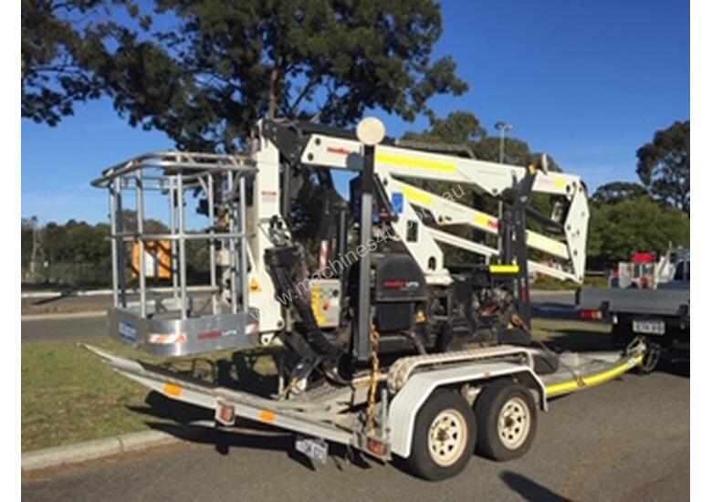 caption 2013 EWP Boom lift Cherry Picker Platform basket crawler