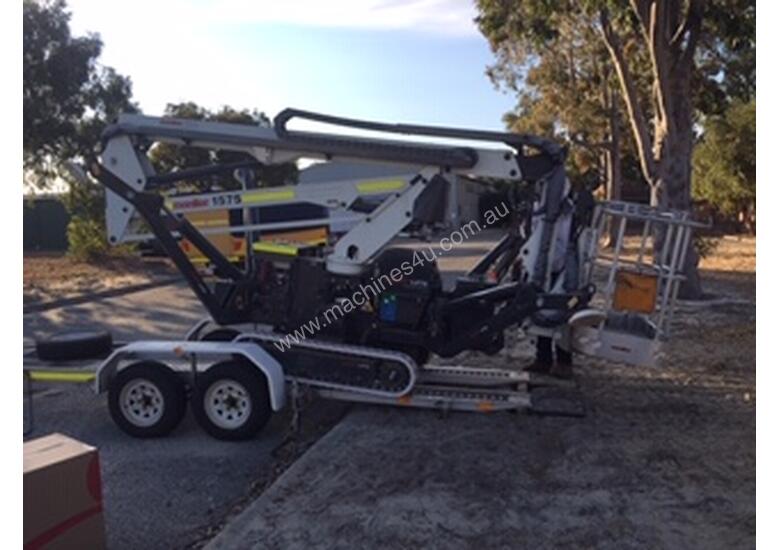caption 2013 EWP Boom lift Cherry Picker Platform basket crawler