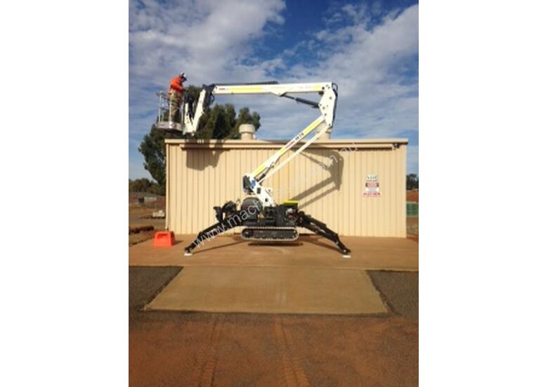 caption 2013 EWP Boom lift Cherry Picker Platform basket crawler