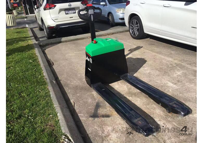 caption Brand New Hangcha 1.5 Ton Li-ion Pallet Truck