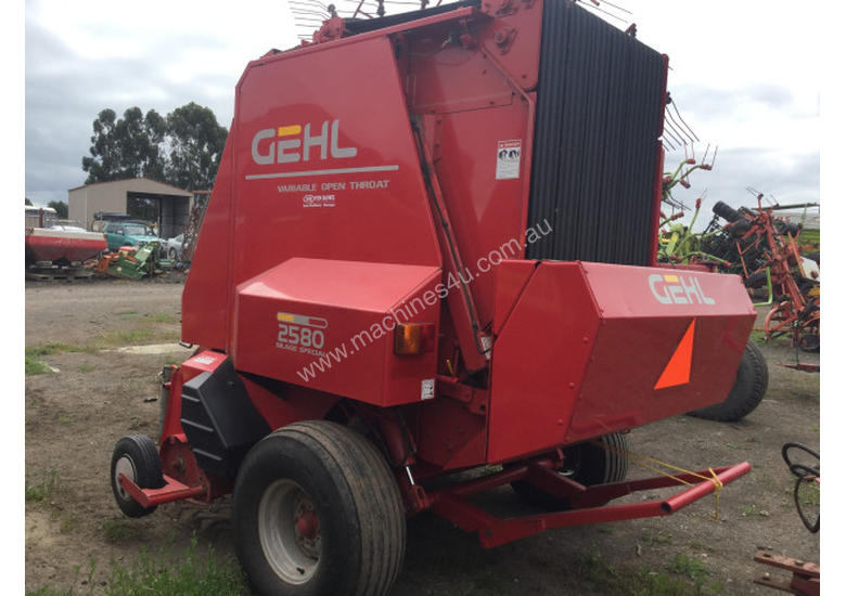 Used gehl Gehl 2580 Round Baler Hay Forage Equip Hay and Silage