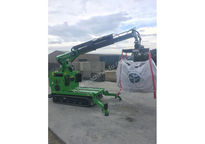 caption Mini Crane Crawler Lift Capacity massive 1.5tonne 1 metre wide only!!