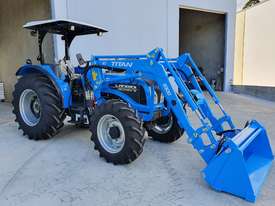Landini Discovery 75 Tractor 75HP + 4 in 1 Loader Attachment - picture1' - Click to enlarge